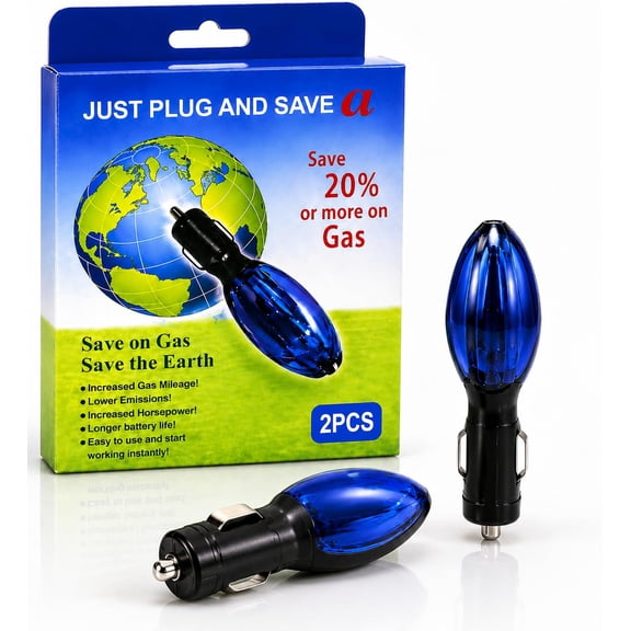 Fuelsync Gas Saver, Fuel Sync – Drive Farther,Fuel Sync Automotive Spill Saver for Filling Gasoline Lubricants Water Diesel, Plug and Play Portable Automotive Spill(2Pcs)