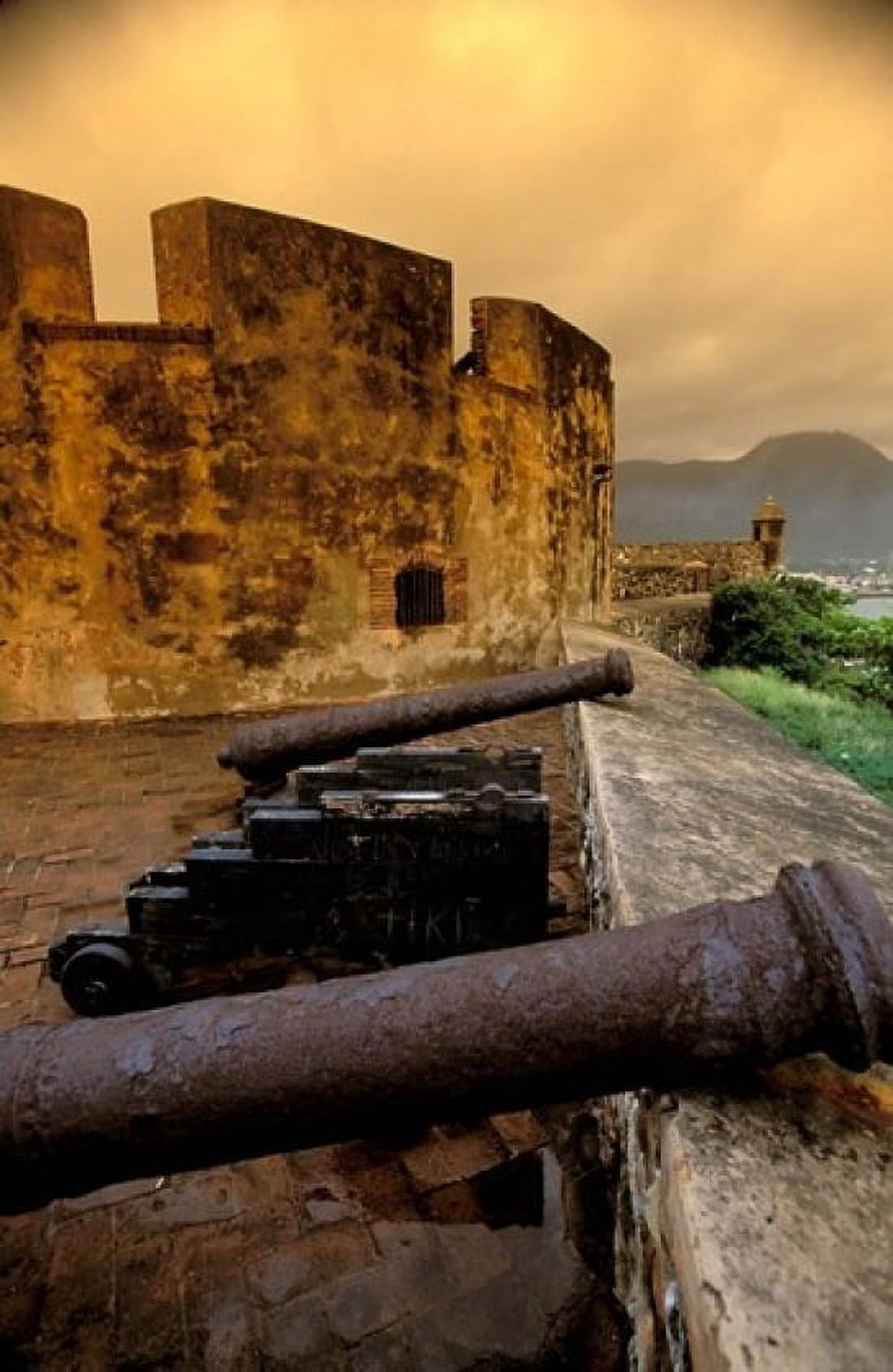 Fuerte de San Felipe Puerto Plata Dominican Republic Canvas Art - Nik Wheeler DanitaDelimont (24 x 36)