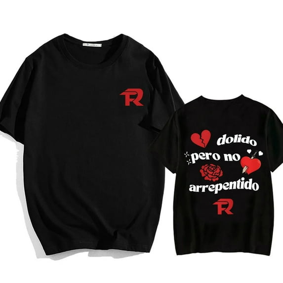 Fuerza Regida Band T-shirt High Quality Summer Tee-shirt Streetwear Men Women Casual Tshirts Cartoon Graphic Printing Tee