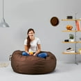 thumbnail image 1 of Big Joe Fuf Large Foam Filled Bean Bag Chair with Removable Cover, 4 feet Big, 1 of 12