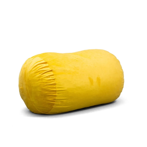 Big Joe Fuf Media Lounger Foam Filled Bean Bag Chair with Removable Cover, 6 feet Giant