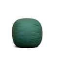 thumbnail image 1 of Big Joe Fuf 4Ft Foam Bean Bag Chair with Removable Cover for Kids, Teens, Collegiate Green Velveteen, Durable Woven Polyester, 4 foot Large Reading and Gaming Seat, 1 of 10