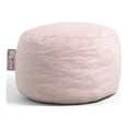 thumbnail image 1 of Big Joe Fuf Small Foam Filled Bean Bag Chair, Desert Rose Plush, Soft Polyester, 2 feet, 1 of 8