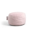 thumbnail image 1 of Big Joe Fuf Small Foam Filled Bean Bag Chair, Desert Rose Plush, Soft Polyester, 2 feet, 1 of 8