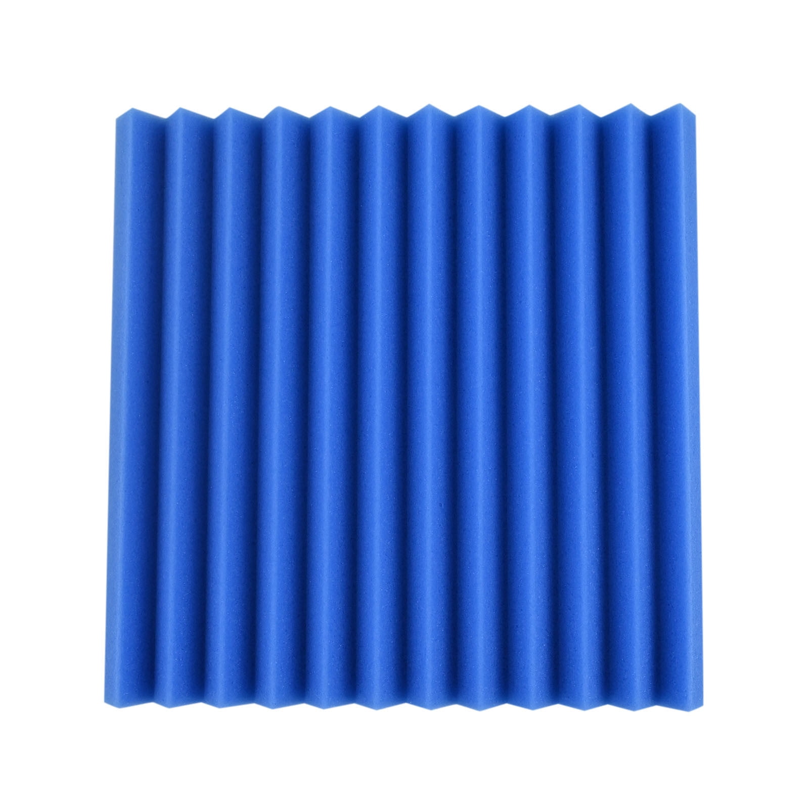 Fufafayo 12Pcs Acoustic Foam Panels Sound Absorption Sponge, Studio Soundproofing Wall Tiles, High Density Polyester Fiber Bass Traps for Home Studio, KTV, Drum Room, Vocal Booth Noise Reduction