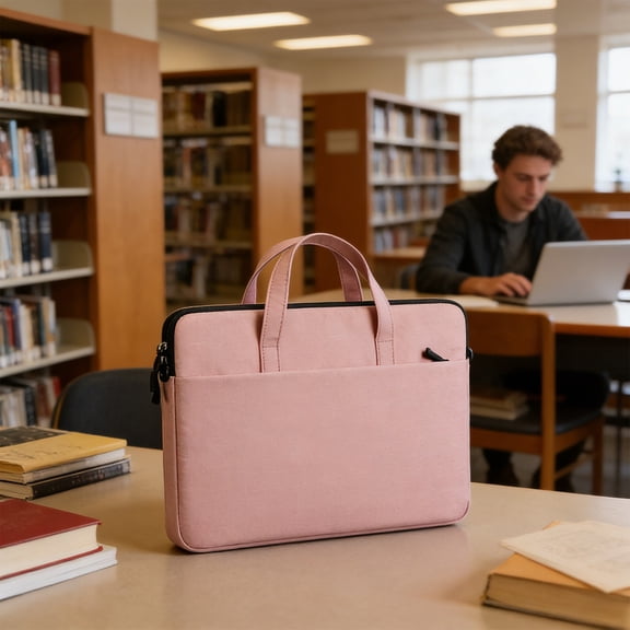 Fufafayo 14 Inch Laptop Messenger Bag For Men And Women, Water-Repellent Oxford Cloth Shoulder Bag, Slim Durable Tablet Briefcase For Work Office Business Travel College Study Commute