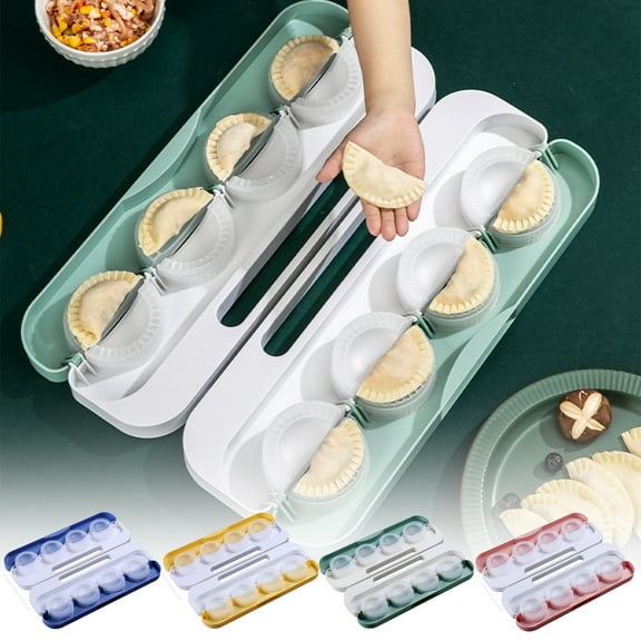 Fufafayo 1Pcs Dumpling Maker, Dumpling Maker, Dumpling Press, Dumpling Wrappers Mould, Kitchen Tool for Making Dumplings, Calzone, Empanada, Pie, Uniform Shape, Easy to Use, Dishwasher Safe