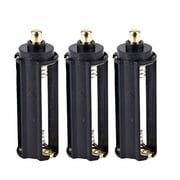 Fufafayo 3 AAA Battery Holder Box for Flashlight Torch, 3x3 Battery Spring Case, Plastic Battery Compartment Organizer for 18650 Flashlight Conversion, Power Supply Box for DIY Electronics Projects