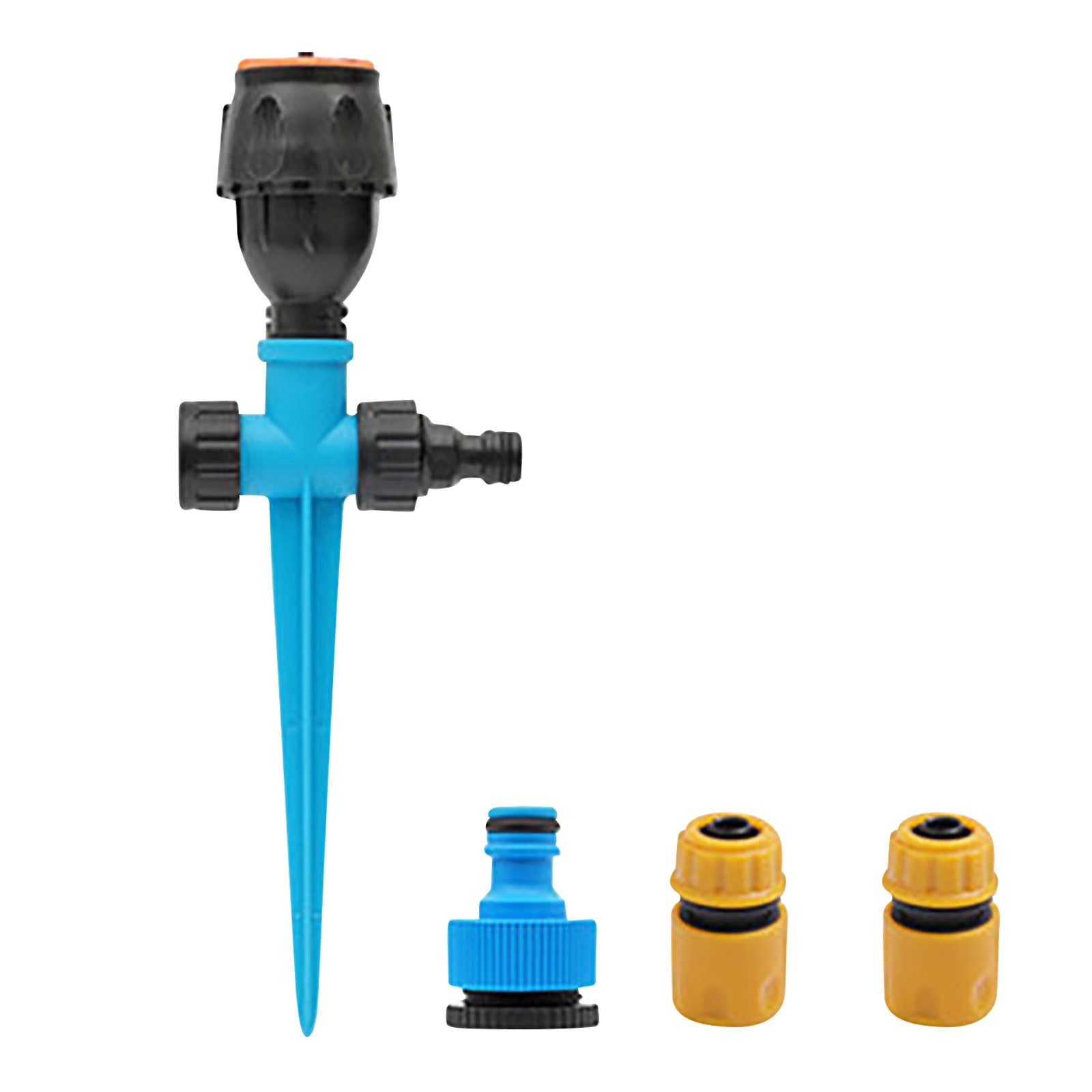 Fufafayo 360° Rotation Lawn Sprinkler, Automatic Garden Irrigation System, Adjustable Water Spray for Patio Yard Lawn, Durable Plastic Sprinkler Head for Outdoor Watering