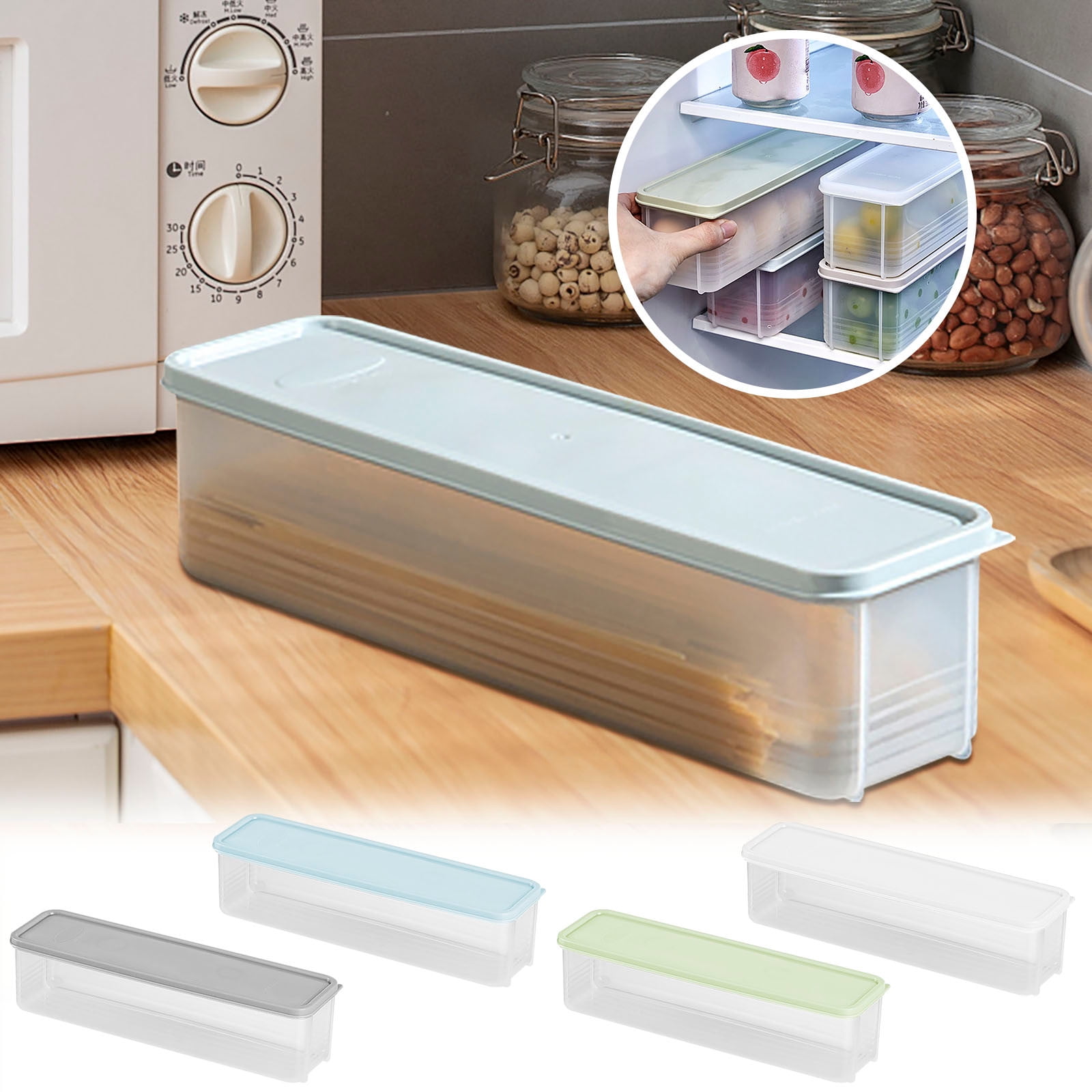 Picture of Fufafayo 4Pcs Food Storage Container, Food Preservation Box and Plastic ...