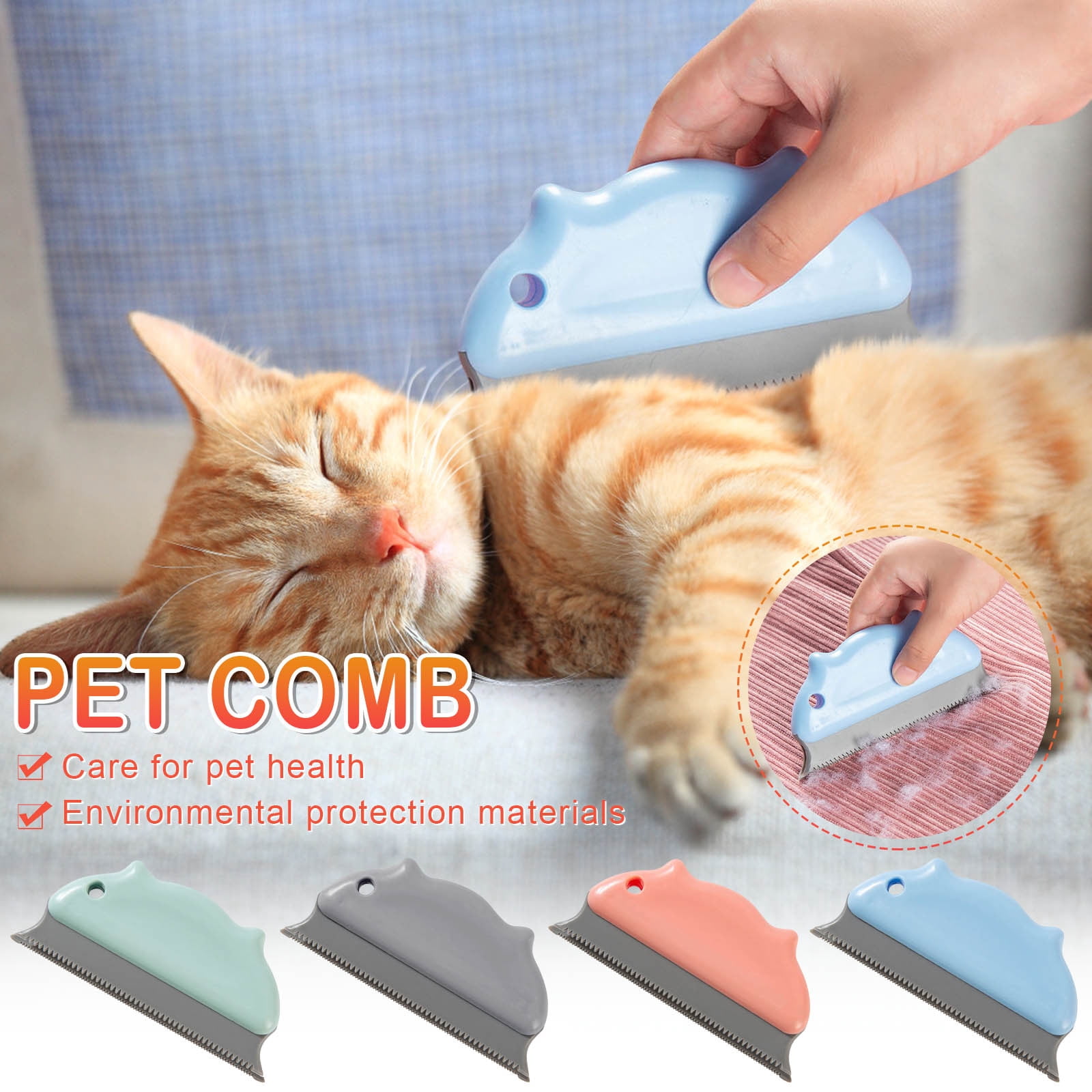 Fufafayo 4Pcs Lint Brush, Washable Lint Roller and Pet Hair Removal ...