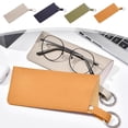 thumbnail image 1 of Fufafayo 4Pcs Portable Glasses Pouch With Key Ring, Soft Sunglasses Case For Men Women, Faux Leather Eyeglass Holder, Carry Organizer For Travel, Handbag Or Purse, 1 of 9