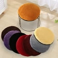 thumbnail image 1 of Fufafayo under $5 13 Inches Faux Fur Seat Cushion Cover, Soft Round Seat Cushion Chair Cover Plush Fluffy Chair Cushion Chair Cover for Bedroom Office Home, 1 of 9