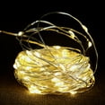 thumbnail image 1 of Fufafayo under $5 1Pcs Solar String Lights, Solar String Lights, Copper Wire Fairy Lights with 8 Modes, Solar Powered Outdoor Lights for Garden, Patio, Fence, Yard, Warm White LEDs, Waterproof, 1 of 2