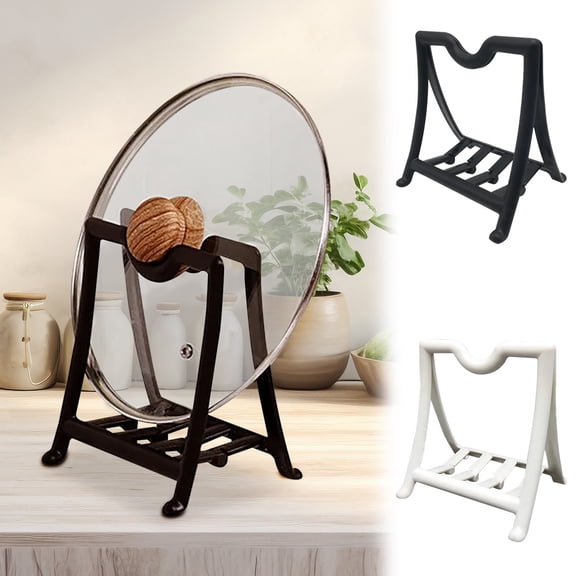 Fufafayo under $5 1Pcs Vertical Paper Towel Holder, Desktop Organizer Rack, Paper Towel Holder Stand, Magazine File Organizer, Cutting Board Rack, Pot Lid Storage Holder, Countertop Organizer