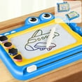thumbnail image 1 of Fufafayo under $5 2Pcs Magnetic Drawing Board, Children's Cute Crocodile Colorful Magnetic Drawing Board, Handwriting Board, Magnetic Writing Board Toy, with Geometric Templates, Easy Erase, 1 of 9