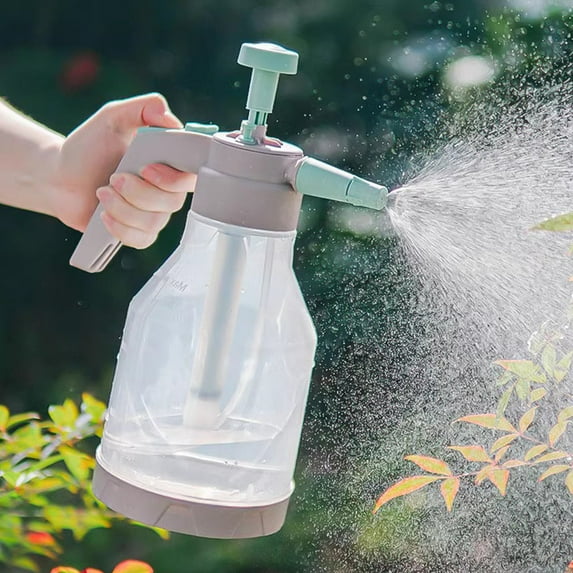 Fufafayo under $5 2Pcs Pressure Spray Bottle, Pressure Spray Bottle, Pneumatic High Pressure Watering Can for Garden, Indoor Outdoor Plants Misting, Lightweight Container for Home and Yard Care