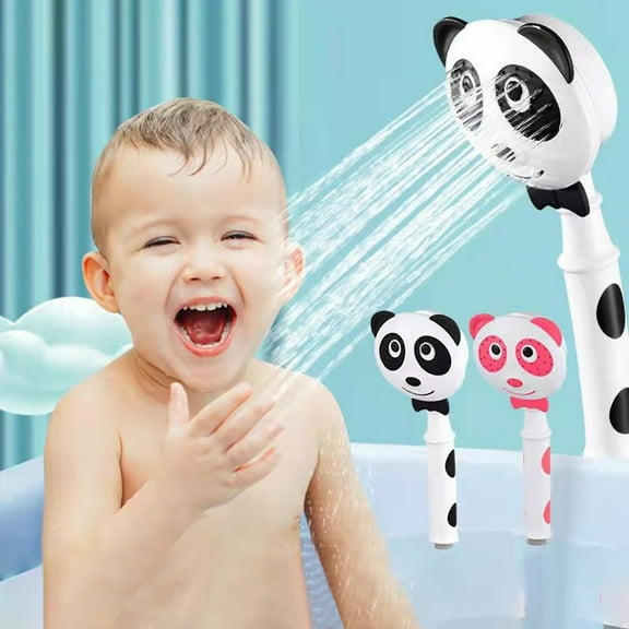 Fufafayo under $5 2Pcs Shower Head, Shower Head, Children's Bath Shower with Two Spray Modes, Handheld Shower for Kids, Baby Bathing, Hair Washing, Easy Install, Universal Interface