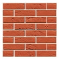 thumbnail image 1 of Fufafayo under $5 3D Wall Sticker Tile, Wall Sticker, 3D Embossed Brick Simulation Tile Wallpaper, Self-Adhesive Peel And Stick Wall Decor For Home, Office, Rental, Accent Wall, Easy Install No Glue, 1 of 7