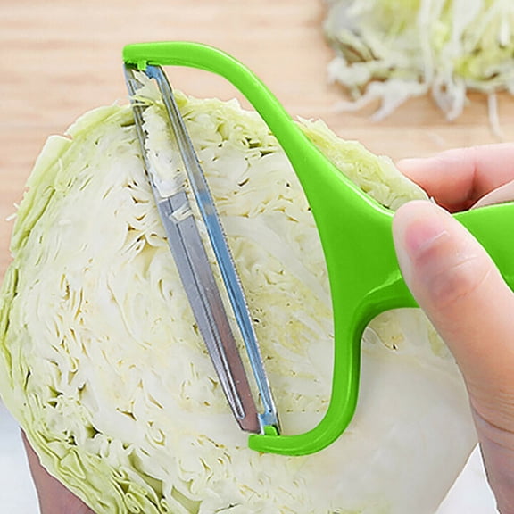 Fufafayo under $5 3Pcs Cabbage Slicer, Cabbage Shredder, Vegetable Slicer and Grater for Salad, Multi Function Mandoline Slicer, Stainless Steel Blade Kitchen Cutter