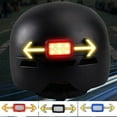 thumbnail image 1 of Fufafayo under $5 3Pcs Helmet Light, Helmet Safety Light, Turn Signal Brake Light for Bike Scooter Motorcycle, USB Rechargeable Remote Control, Water Resistant, Multiple Lighting Modes, 1 of 9