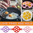 thumbnail image 1 of Fufafayo under $5 3Pcs Pancake maker, Nonstick Pancake Maker Mould, Silicone Egg Cooker with 7 Cavities, Omelette Tool for Breakfast, Easy Flip Pancake Mold for Stovetop, 1 of 9