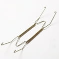 thumbnail image 1 of Fufafayo under $5 3Pcs Plate Hangers, Plate Hangers, W Shaped Wall Hooks for Displaying Plates and Art, Decorative Vertical Holders for Antique Dishes, Ceramic Plates, Adjustable Spring, 1 of 7