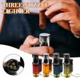 thumbnail image 1 of Fufafayo under $5 4Pcs Torch Lighter, Torch Lighter, Butane Gas Lighter for Candle, Windproof BBQ Camping Lighter, Kitchen Outdoor Survival Tool, Adjustable Flame for Grilling Crafting, 1 of 9