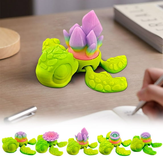 Fufafayo under $5 5Pcs Glow in the Dark Turtle, Luminous Turtle Ornament, Glow in the Dark Fish Tank Decoration, Aquarium Decor for Home, Desktop Novelty Figurine, Underwater Scene Accent