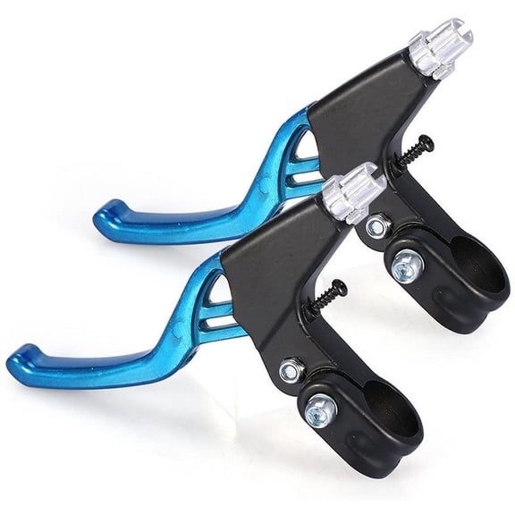 Fufafayo under $5 Aluminum Alloy Bike Brake Levers, Bicycle Brake Levers, Aluminum Alloy MTB Brake Handles, Universal Bike Brake Levers Pair, BMX Mountain Bike Brake Set, Cycling Components, Upgrade