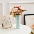 thumbnail image 1 of Fufafayo under $5 Artificial Flowers Bouquet, Artificial Flowers, Dry Flower Arrangement With Vase, Home Decor For Living Room, Bedroom, Coffee Table, Wedding Decoration, Gift For Birthday, Christmas, 1 of 3