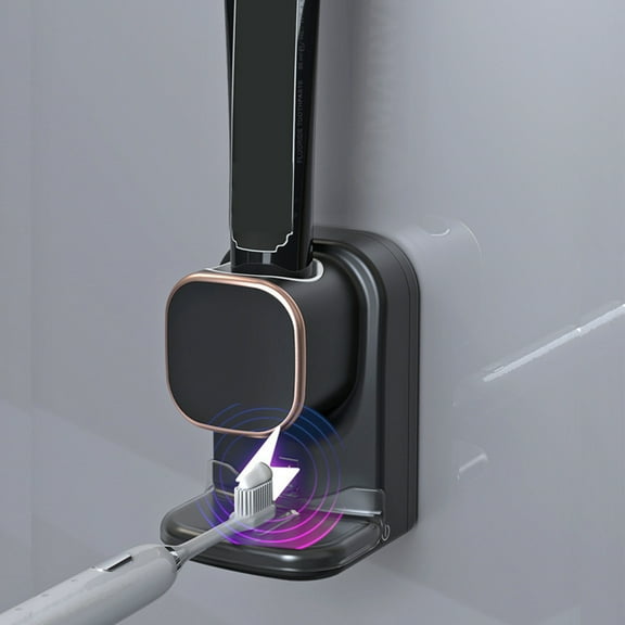 Fufafayo under $5 Automatic Toothpaste Dispenser, Sensor Activated Toothpaste Pump, Wall Mounted Bathroom Organizer, Hands Free Dispenser for Family Adults