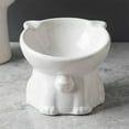 thumbnail image 1 of Fufafayo under $5 Ceramic Elevated Cat Bowls, Extra Wide Raised Cat Bowls for Food and Water, Shallow Cat Food Dish Whisker Friendly, Anti Vomit Cat Bowl Dishwasher Safe, Great Height for Cat, 1 of 6