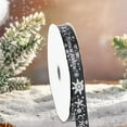thumbnail image 1 of Fufafayo under $5 Christmas Ribbons, 900x0.79 Inch Printed Grosgrain Ribbon Metallic Glitter Holiday Festival Christmas Satin Ribbons for Gift Wrapping Crafts Xmas Decorations, 1 of 6