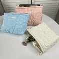 thumbnail image 1 of Fufafayo under $5 Cosmetic Bag, Floral Makeup Pouch, Quilted Toiletry Bag for Travel, Daily Use, Storage Organizer for Purse, Gym Bag, Office Essentials, Compact Design, Zipper Closure, 1 of 9