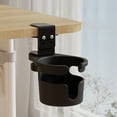 thumbnail image 1 of Fufafayo under $5 Deeper Desk Cup Holder, Anti-Spill Cup Holder, Adjustable Clamp on Cup Holder for Gaming Desk, Gift for Gamer and Office, Drink Holder for Coffee Cup, Sewing Machine Table, Chair, 1 of 6