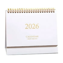 Fufafayo under $5 Desk Calendar, 2026 Colorful Office Planner, Monthly Memo Pad with Note Section, Desktop Organizer for Work Schedule, Appointment Book for Office Desk, Stationery for Home Office