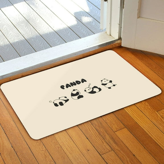 Fufafayo under $5 Diatomite Bath Mat, Diatomite Bath Mat, Fast Drying Absorbent Floor Mat for Bathroom, Sink, Shower, Anti Slip, Moisture Wicking, Modern Design, Easy Clean, Hygienic, 40x60 cm