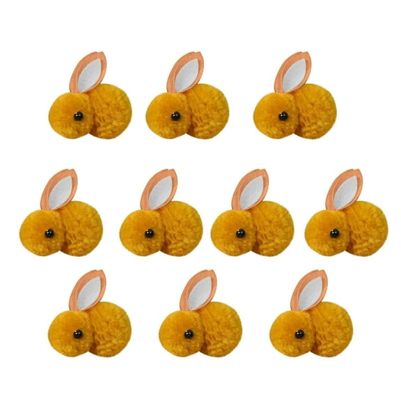 Fufafayo under $5 Easter Bunny, Easter Bunny Toy, Mini Plush Rabbit Doll, 10-Pack Set for Easter Decorations, Party Favors, Classroom Rewards, and Carnival Prizes, Soft and Cuddly for Kids Play