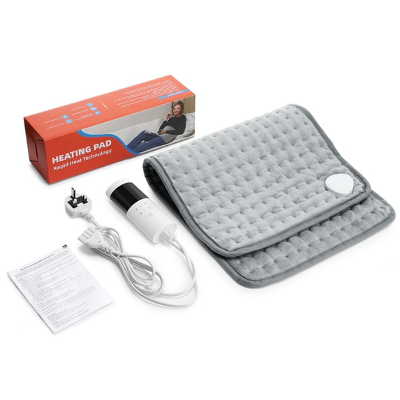 Fufafayo under $5 Electric Heating Pad, Heating Pad, Electric Warming Pad Blanket for Home Office, Soft Heating Mat with Temperature Control Timer, Body Warmer for Back, Leg, Hand