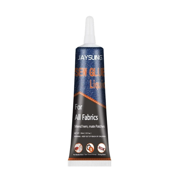 Fufafayo under $5 Fabric Repair Glue, Garment Repair Glue Adhesive, Fabric Glue Liquid for No Sewing Quick Fix, Sewing Solutions Kit for Cloth Linen Suede Leather, Fast Drying, High Strength