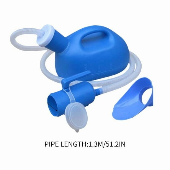 Fufafayo under $5 Female Urinals, Portable Toilet Containers with Tubes, Leak Proof Bedside Car Urinal Bottles, Travel Medical Care Essentials for Women