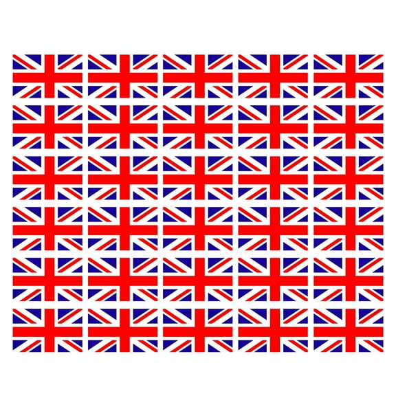 Fufafayo under $5 Flag Sticker, Temporary Tattoos, UK Flag Face Body Stickers, Waterproof Removable Decals, for Parties Sporting Events, Festivals, Fun Accessory, Pack of Multiple, Easy Apply