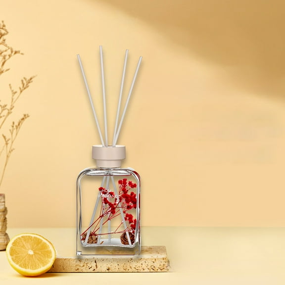 Fufafayo under $5 Flameless Aromatherapy Oil, Long Lasting Home Perfume, Bedroom Bathroom Fragrance, Essential Oil Diffuser, Glass Bottle Decor, Air Freshener Solution