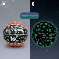 Fufafayo under $5 Glow in the Dark Basketball, Basketball, Holographic Reflective Glowing Composite Leather Ball, For Indoor And Outdoor Play, Evening Games, Gifts For Players, Durable Grip