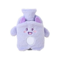 Fufafayo under $5 Hot Water Bottle, Explosion Proof Hand Warmer with Soft Cover, Portable Heat Therapy for Muscle Pain Relief, Menstrual Cramp Comfort, Winter Bed Warmer, Cold Weather Essential