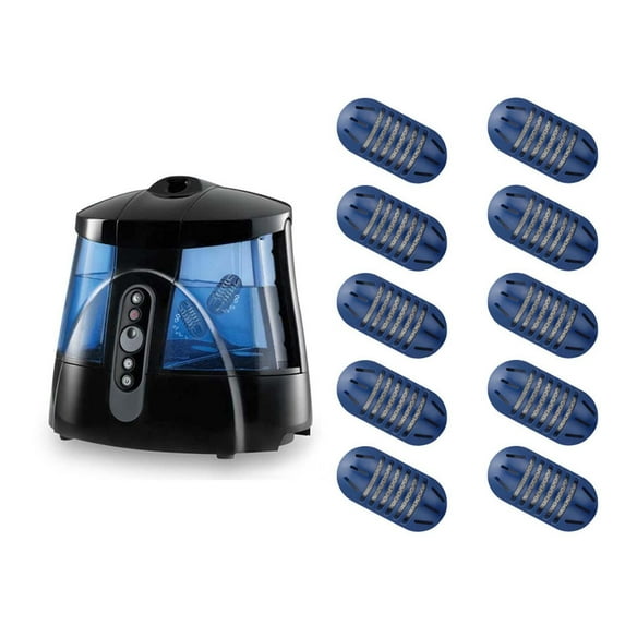 Fufafayo under $5 Humidifier Cleaner, Universal Tank Cleaning Balls, Water Treatment Drops, Mist Humidifier Maintenance, Fish Tank Compatible, Home Appliance Care