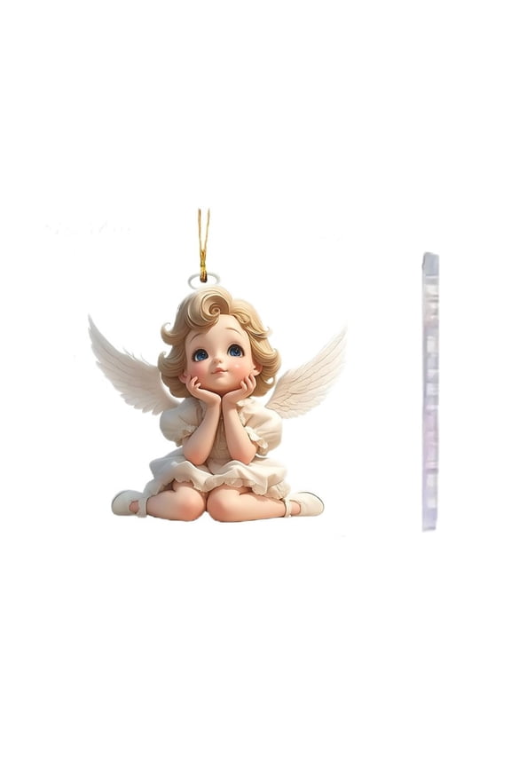 under $5 Kids Keychain Gift, Acrylic Keychain, Cute Angel Shape Key Ring Pendant, Children's Gift, Decorative Keychain for Backpack, Purse, Bag, Gift for Kids, Birthday, Party Favor