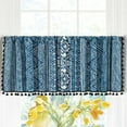 thumbnail image 1 of Fufafayo under $5 Kitchen Curtains, Window Valance Curtains, Light Blocking Short Curtain Panels, Rod Pocket Curtains for Small Window, Bathroom, Basement, 1 of 7