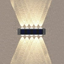 Fufafayo under $5 LED Wall Sconce, Modern Wall Light Fixtures, Indoor Outdoor Up and Down Wall Lighting for Living Room Bedroom Hallway Corridors, 4PCS